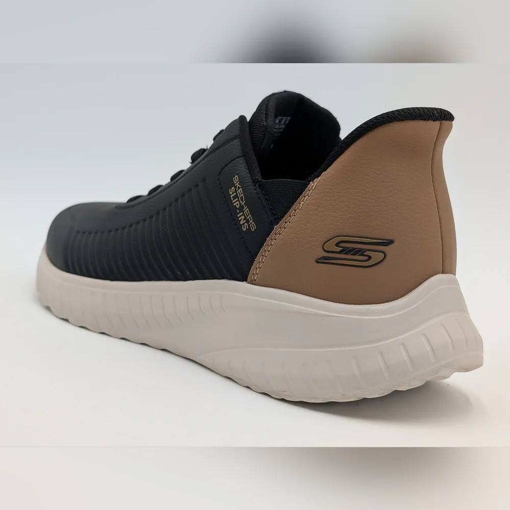 BOBS By Skechers™ Sz 12 Hands Free Slip-On Blk Sneaker Comfort Sole Heel Pillow - Picture 4 of 17